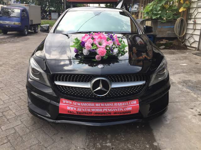 sewa mobil pengantin mercy cla 200  class surabaya