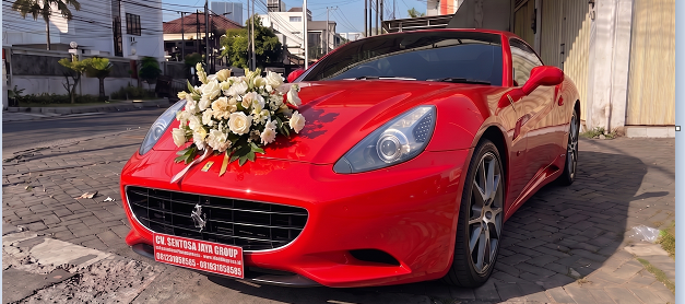 sewa ferrari 458 gtb surabaya, sewa ferrari california surabaya