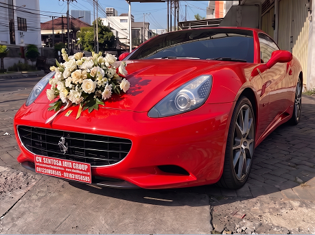 sewa mobil pengantin ferrari surabaya